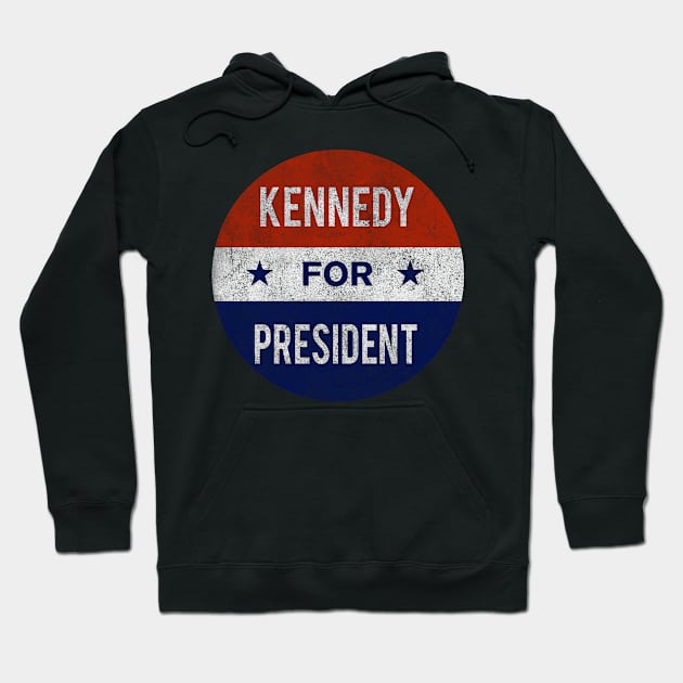 Vintage Kennedy For President JFK 1960 Washed Hoodie by Flippin' Sweet Gear